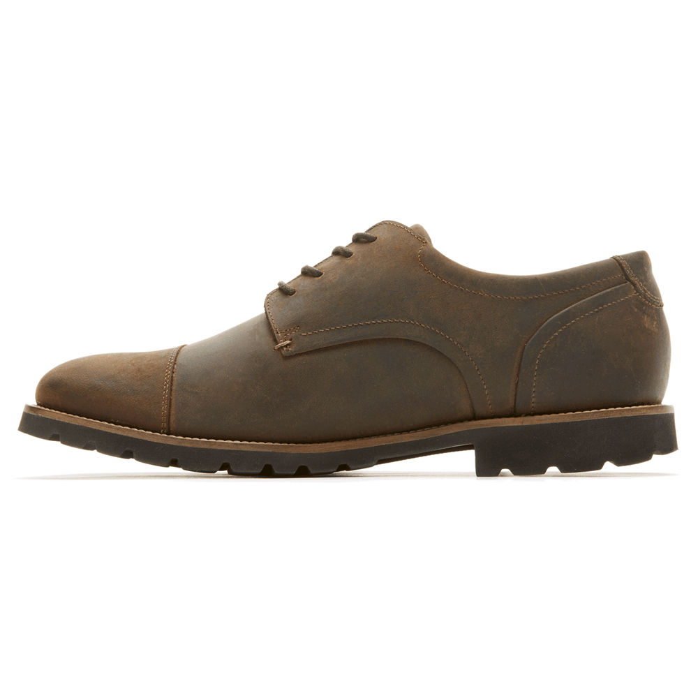 Rockport Mens Oxfords Brown - Modern Break Captoe - UK 681-VRWDGK